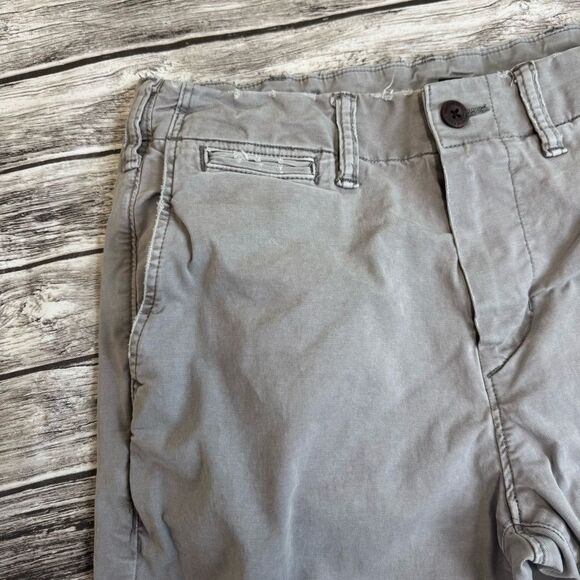 American Eagle Outfitters Flex Men's Slim Fit Light Grey Gray Chinos 29 x 34 Zip - Picture 6 of 13